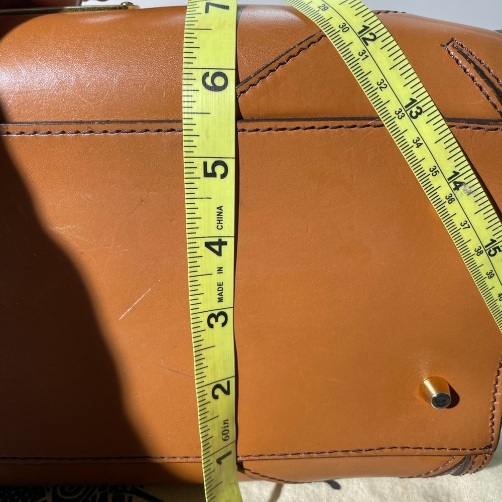 BURBERRY Alchester Bridle Belted DOCTORS Bag BROWN Purse Crossbody Leather ITALY - Picture 12 of 16